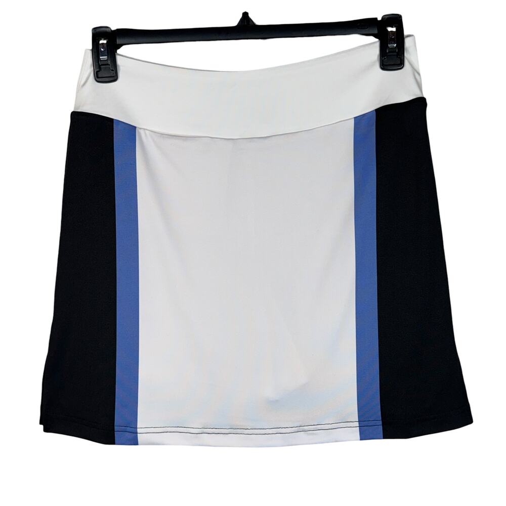 Golftini Large Stability-Long Mini A-Line Skort Pull-On Stretch Pockets Slits